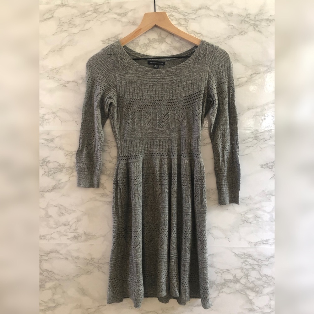 American Eagle Grey Sweater Dress